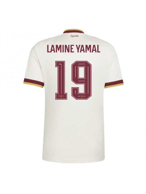 Spanien Lamine Yamal #19 Auswärtstrikot WM 2026 Kurzarm Spanien Lamine Yamal #19 Auswärtstrikot WM 2026 Kurzarm